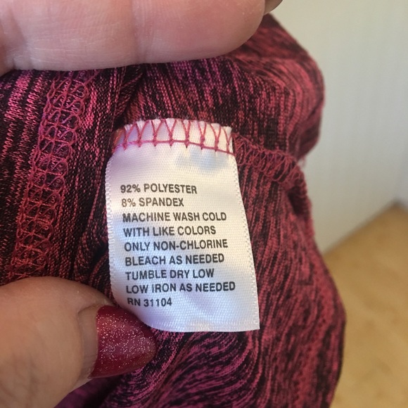 NWOT Zelos burgundy half zip quick dry pullover active top 3X - Picture 4 of 10